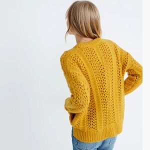 Madewell Windemere Pointelle Pullover Sweater